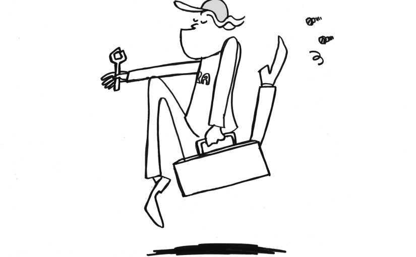 Illustration fra storyboard